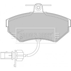 Brake Pad Set BORG & BECK BBP1733 OE Ref 8E0 698 151 B