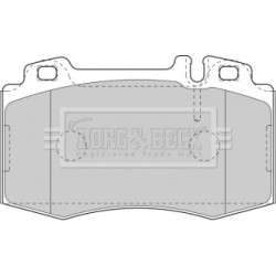 Brake Pad Set BORG & BECK BBP1756 OE Ref 0034200820