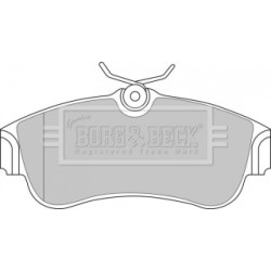 Brake Pad Set BORG & BECK BBP1760 OE Ref 410602F026