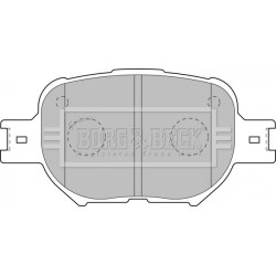 Brake Pad Set BORG & BECK BBP1767 OE Ref 0446520500