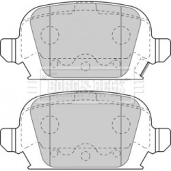 Brake Pad Set BORG & BECK BBP1774 OE Ref 1605085