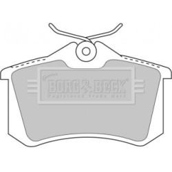 Brake Pad Set BORG & BECK BBP1778 OE Ref 1J0698451G