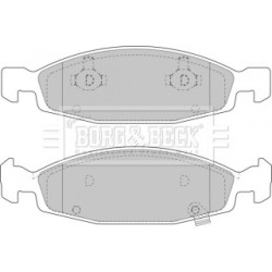 Brake Pad Set BORG & BECK BBP1781 OE Ref 05018592AA