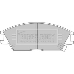 Brake Pad Set BORG & BECK BBP1785 OE Ref 581011CA10