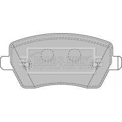 Brake Pad Set BORG & BECK BBP1807 OE Ref A415 421 05 10