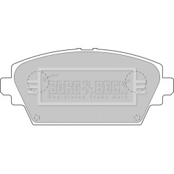 Brake Pad Set BORG & BECK BBP1811 OE Ref 410604U126