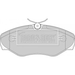 Brake Pad Set BORG & BECK BBP1812 OE Ref 4106000QAE