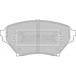 Brake Pad Set BORG & BECK BBP1817 OE Ref N0Y93323Z