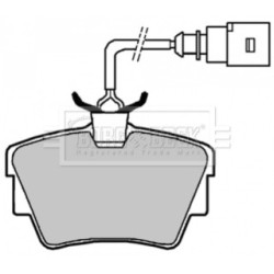 Brake Pad Set BORG & BECK BBP1822 OE Ref 1133448