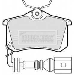 Brake Pad Set BORG & BECK BBP1824 OE Ref 6Q0698451