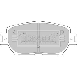 Brake Pad Set BORG & BECK BBP1833 OE Ref 04465-33240