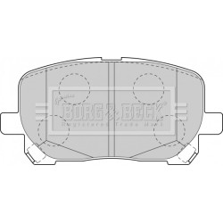 Brake Pad Set BORG & BECK BBP1837 OE Ref 0446502080