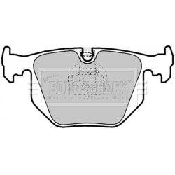 Brake Pad Set BORG & BECK BBP1844 OE Ref 34211163326