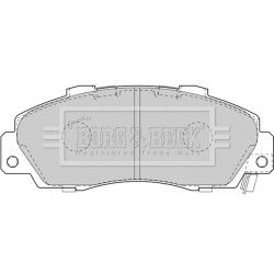 Brake Pad Set BORG & BECK BBP1845 OE Ref 45022S10E50