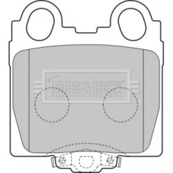 Brake Pad Set BORG & BECK BBP1849 OE Ref 0446630110
