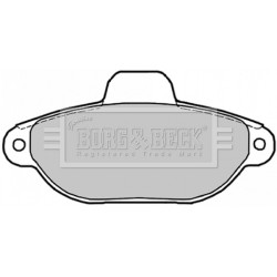 Brake Pad Set BORG & BECK BBP1852 OE Ref 5892737
