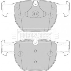 Brake Pad Set BORG & BECK BBP1853 OE Ref SFC500050