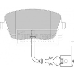 Brake Pad Set BORG & BECK BBP1855 OE Ref 6Q0 698 151 C