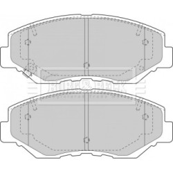 Brake Pad Set BORG & BECK BBP1860 OE Ref 06450S9AE51