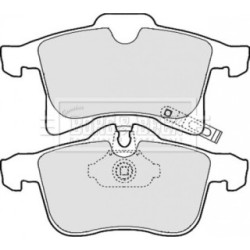 Brake Pad Set BORG & BECK BBP1875 OE Ref 09195064