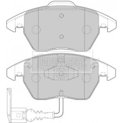 Brake Pad Set BORG & BECK BBP1876 OE Ref 1K0 698 151 AL
