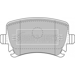 Brake Pad Set BORG & BECK BBP1877 OE Ref 1K0698451B