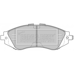 Brake Pad Set BORG & BECK BBP1881 OE Ref 96253367