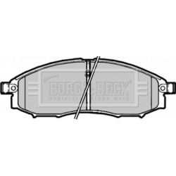 Brake Pad Set BORG & BECK BBP1882 OE Ref 41060EA025