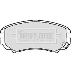 Brake Pad Set BORG & BECK BBP1884 OE Ref 581012CA10