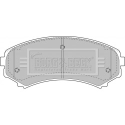 Brake Pad Set BORG & BECK BBP1891 OE Ref S4YR3323ZA