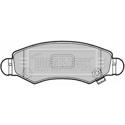 Brake Pad Set BORG & BECK BBP1900 OE Ref 5581084E01