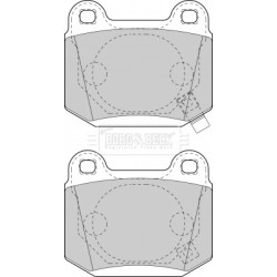 Brake Pad Set BORG & BECK BBP1907 OE Ref MR407391