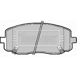 Brake Pad Set BORG & BECK BBP1910 OE Ref 5810107A20