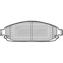 Brake Pad Set BORG & BECK BBP1911 OE Ref 05080868AC