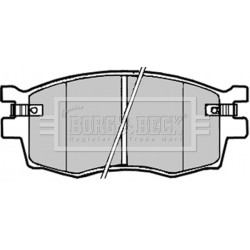 Brake Pad Set BORG & BECK BBP1923 OE Ref 581011GE00