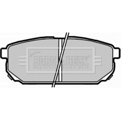 Brake Pad Set BORG & BECK BBP1925 OE Ref 583023ED01