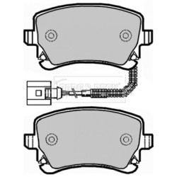 Brake Pad Set BORG & BECK BBP1939 OE Ref 3D0 698 451 A