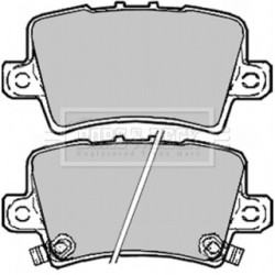 Brake Pad Set BORG & BECK BBP1947 OE Ref 43022SMGE01