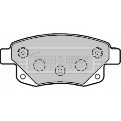 Brake Pad Set BORG & BECK BBP1966 OE Ref 1433958