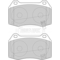 Brake Pad Set BORG & BECK BBP1971 OE Ref 41060CD028