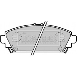Brake Pad Set BORG & BECK BBP1995 OE Ref 06450S6FE51