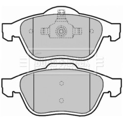 Brake Pad Set BORG & BECK BBP2016 OE Ref 410601237R