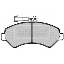Brake Pad Set BORG & BECK BBP2020 OE Ref 77364015