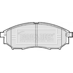Brake Pad Set BORG & BECK BBP2060 OE Ref 410600V790