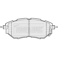Brake Pad Set BORG & BECK BBP2077 OE Ref 26296AG020