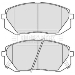 Brake Pad Set BORG & BECK BBP2081 OE Ref 581011DA00