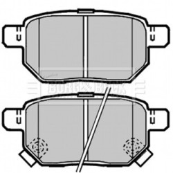 Brake Pad Set BORG & BECK BBP2086 OE Ref 04466-21020