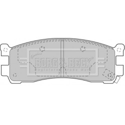 Brake Pad Set BORG & BECK BBP2135 OE Ref J0Y12643Z