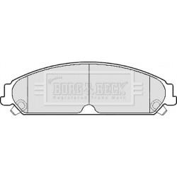 Brake Pad Set BORG & BECK BBP2156 OE Ref 00K68185434AA