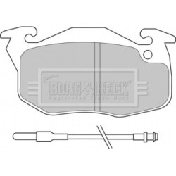 Brake Pad Set BORG & BECK BBP2159 OE Ref 95659616